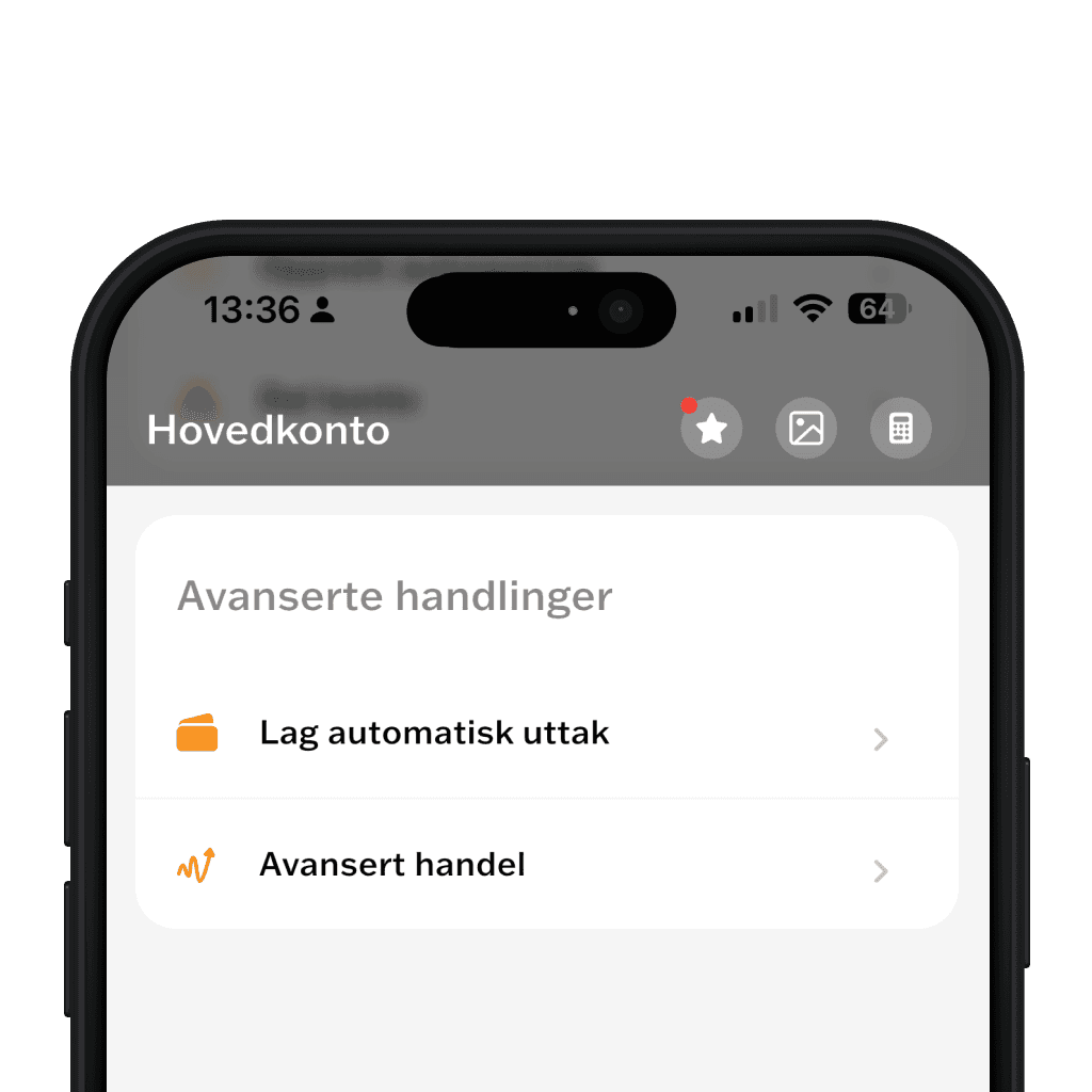 1. Finn avansert handel