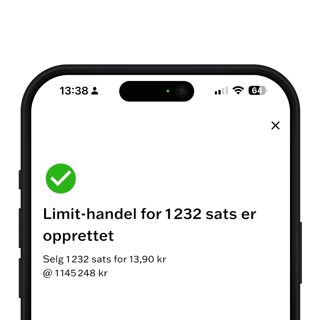 3. Ferdig. Lykke til!