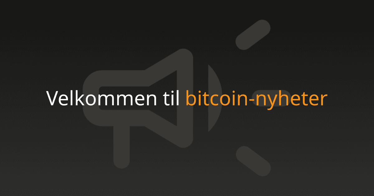 Velkommen til bitcoin-nyheter