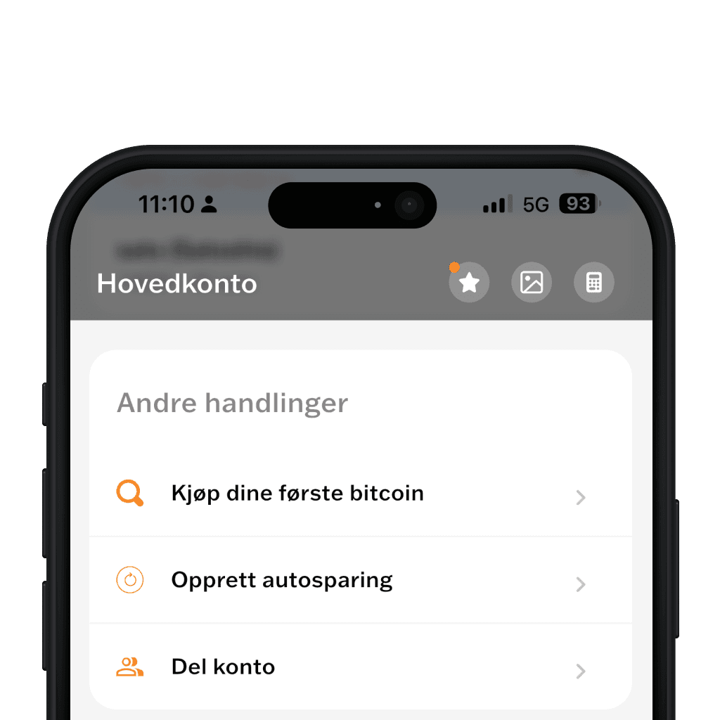 1. Finn "Del konto"