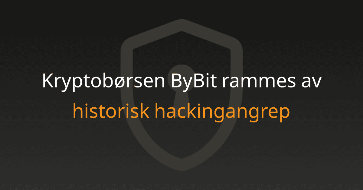 Kryptobørsen ByBit rammes av historisk hackingangrep