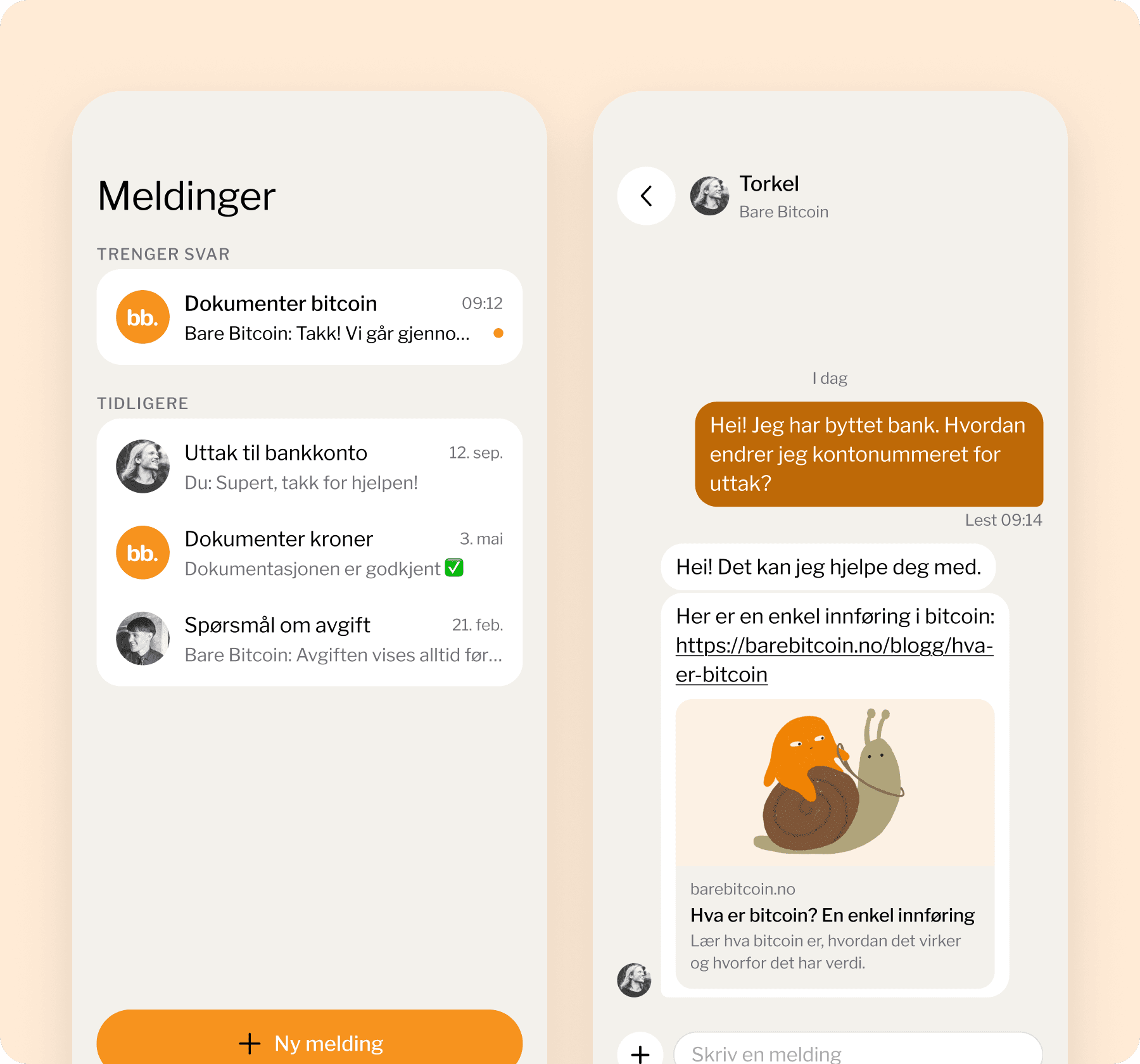 Torkel sender helt feil guide til en bruker