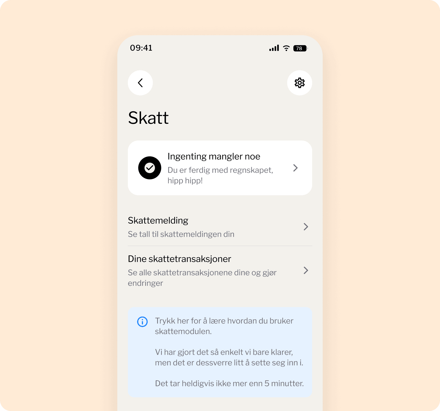 Skattesiden i bb-appen