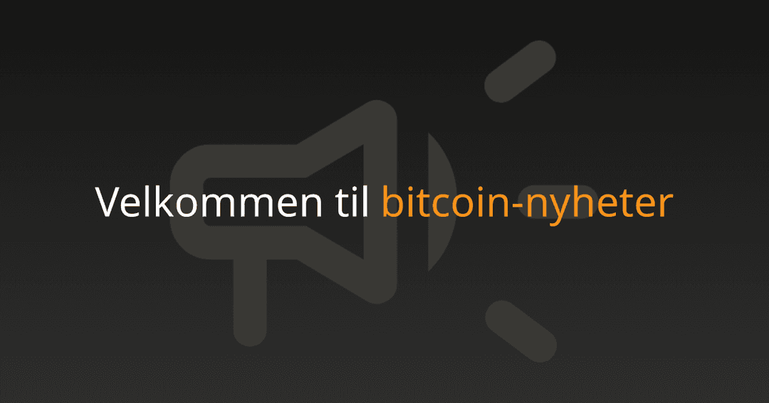 Velkommen til bitcoin-nyheter
